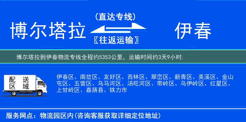 博爾塔拉到物流專線