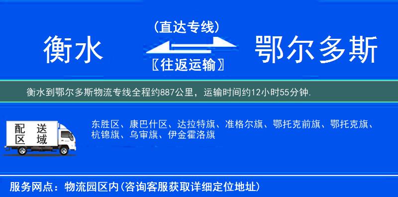 衡水到物流專(zhuān)線