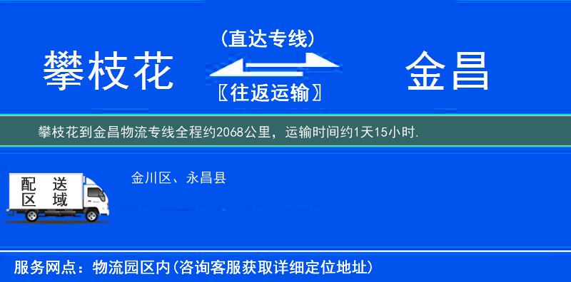 攀枝花到物流專(zhuān)線(xiàn)